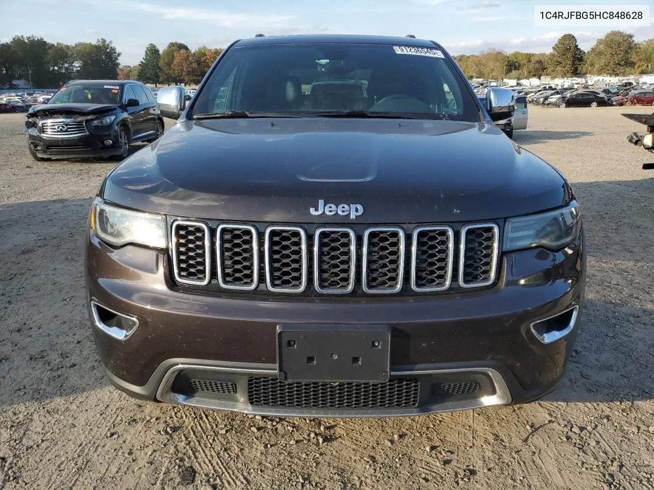 1C4RJFBG5HC848628 2017 Jeep Grand Cherokee Limited