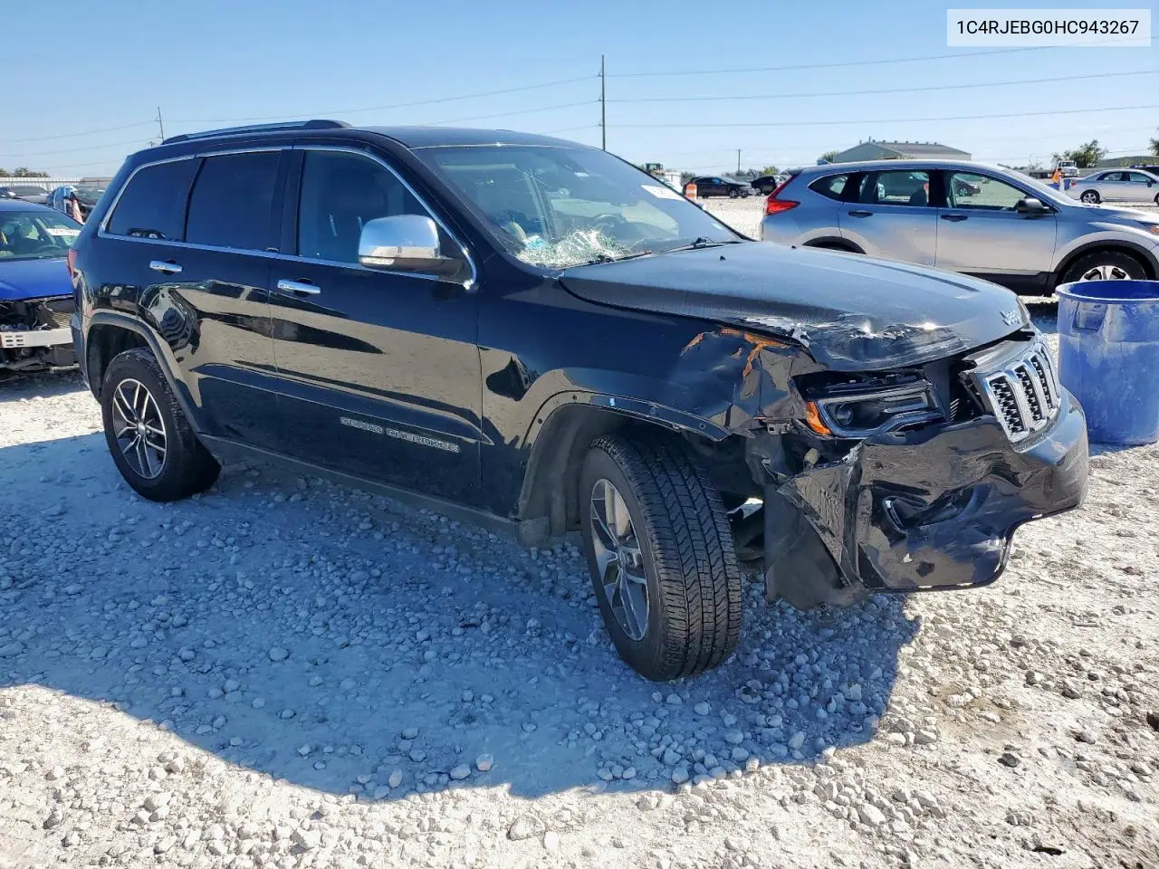 1C4RJEBG0HC943267 2017 Jeep Grand Cherokee Limited