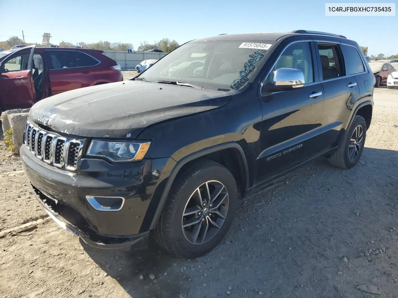 1C4RJFBGXHC735435 2017 Jeep Grand Cherokee Limited
