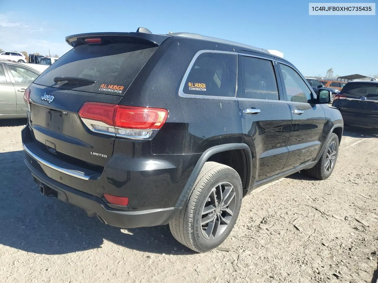 1C4RJFBGXHC735435 2017 Jeep Grand Cherokee Limited