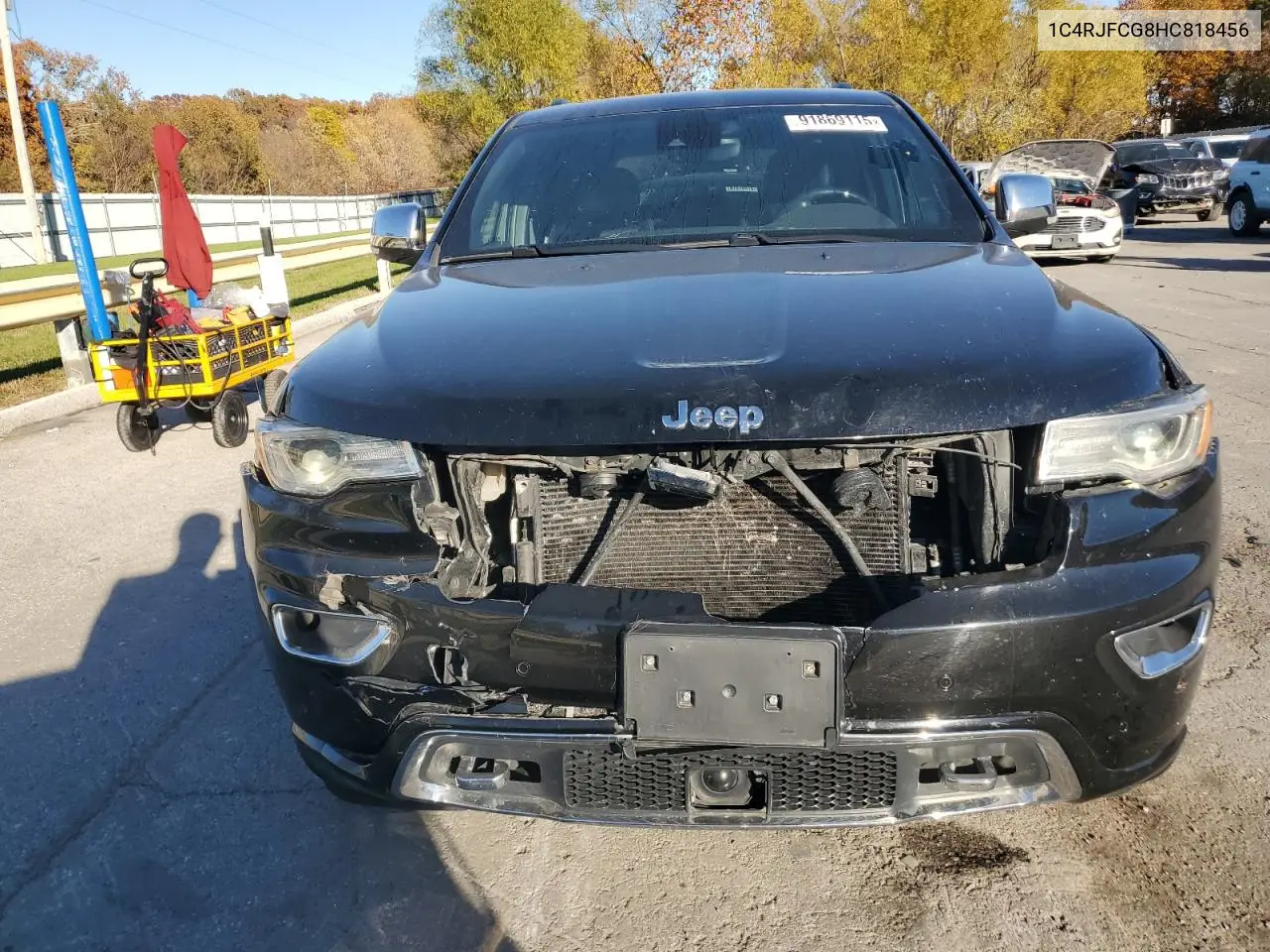 1C4RJFCG8HC818456 2017 Jeep Grand Cherokee Overland