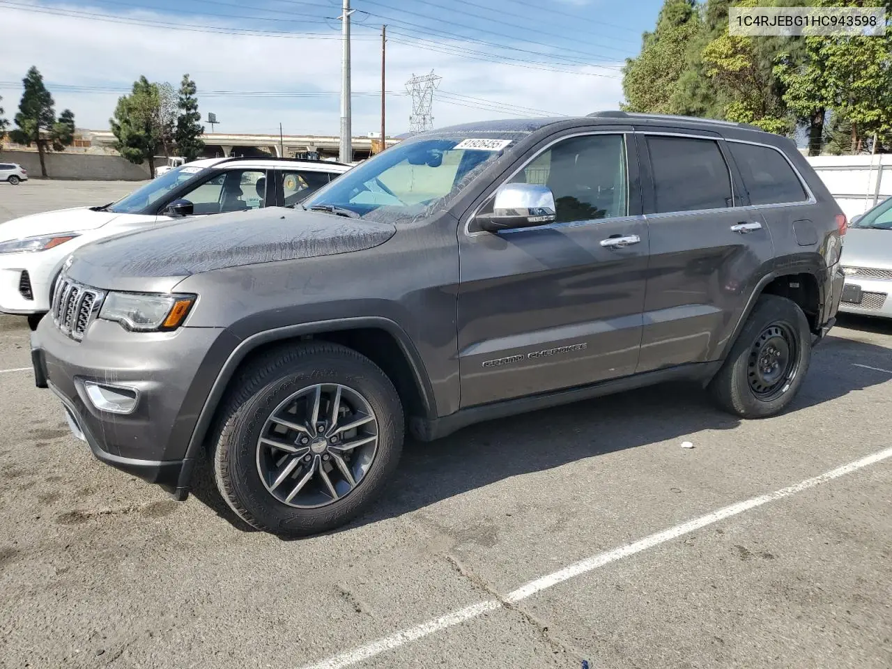 1C4RJEBG1HC943598 2017 Jeep Grand Cherokee Limited