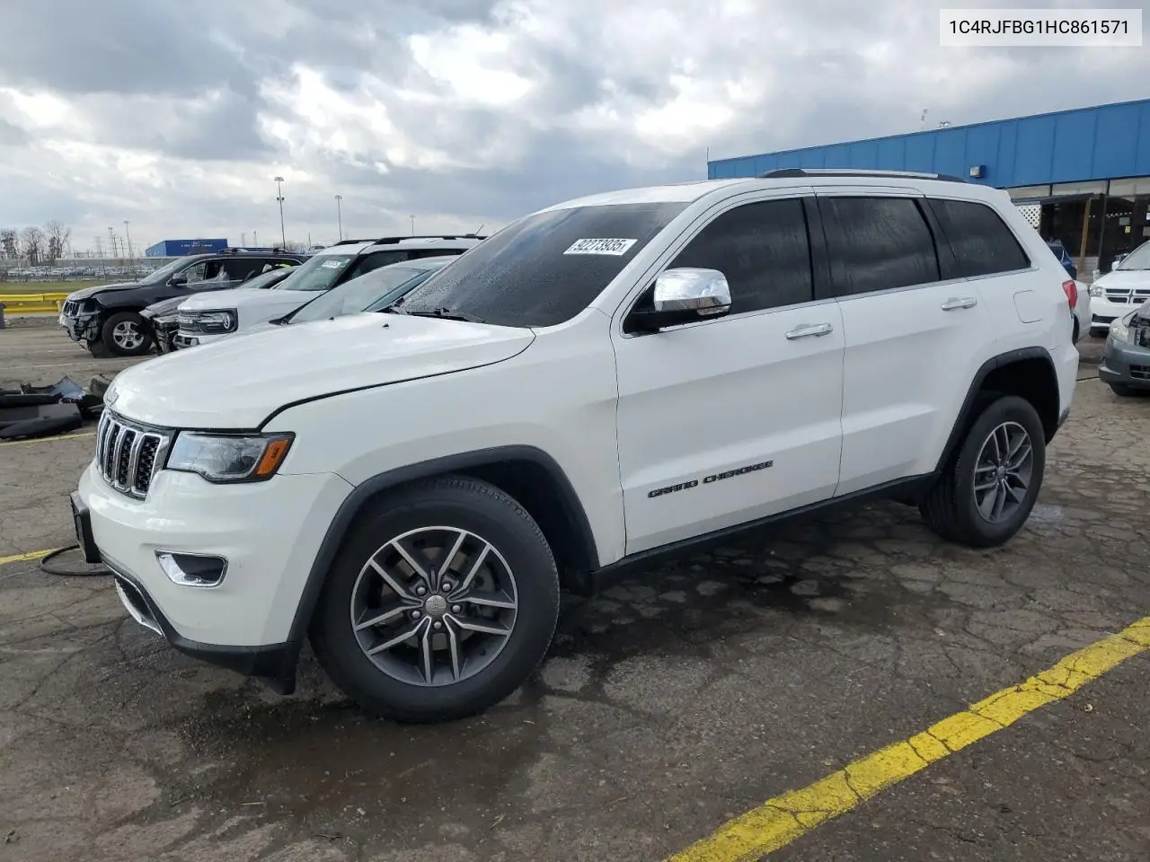 1C4RJFBG1HC861571 2017 Jeep Grand Cherokee Limited