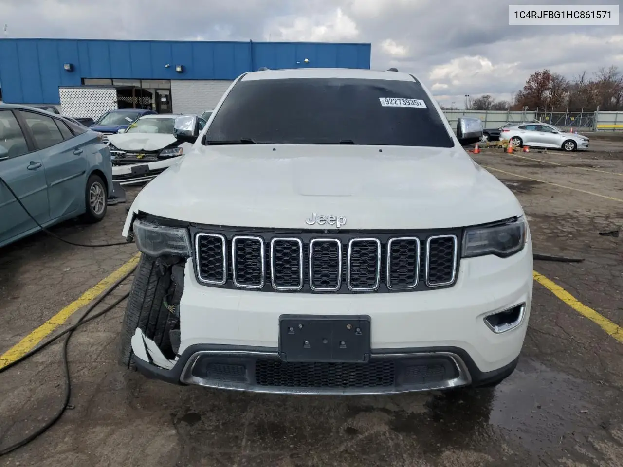 1C4RJFBG1HC861571 2017 Jeep Grand Cherokee Limited