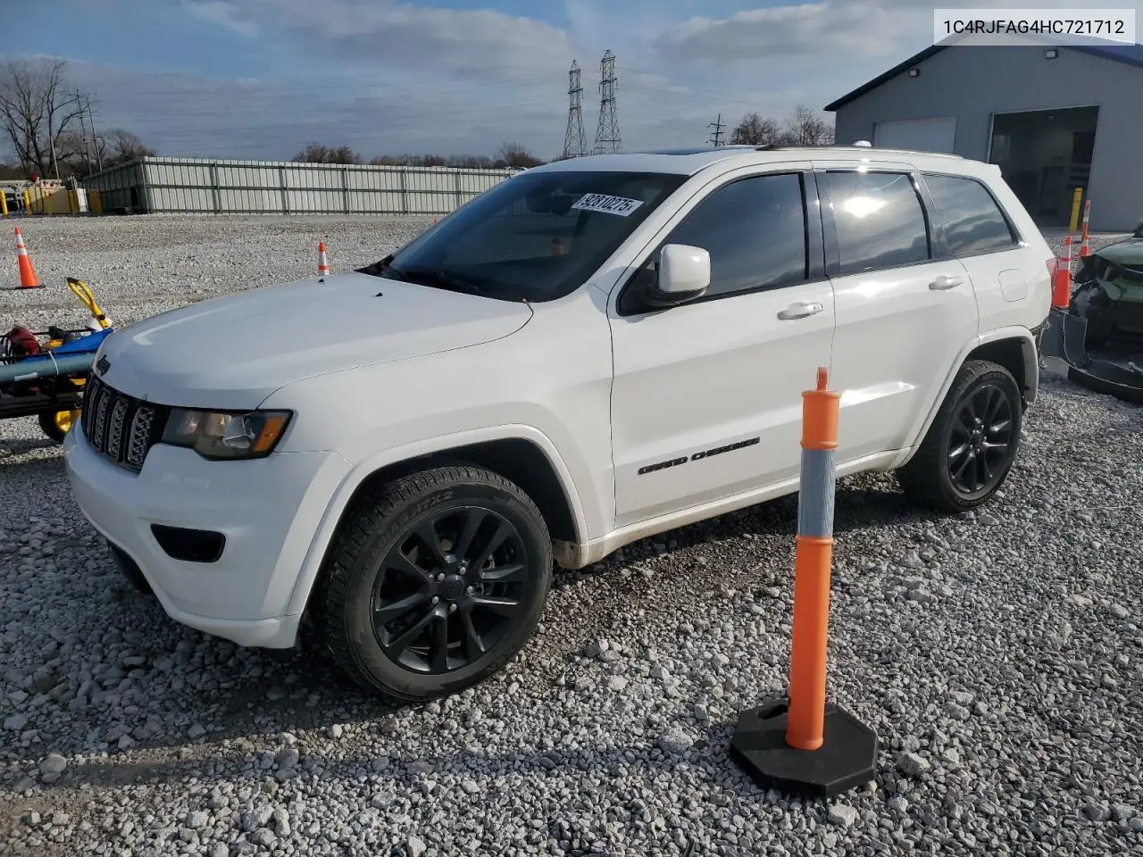 1C4RJFAG4HC721712 2017 Jeep Grand Cherokee Laredo