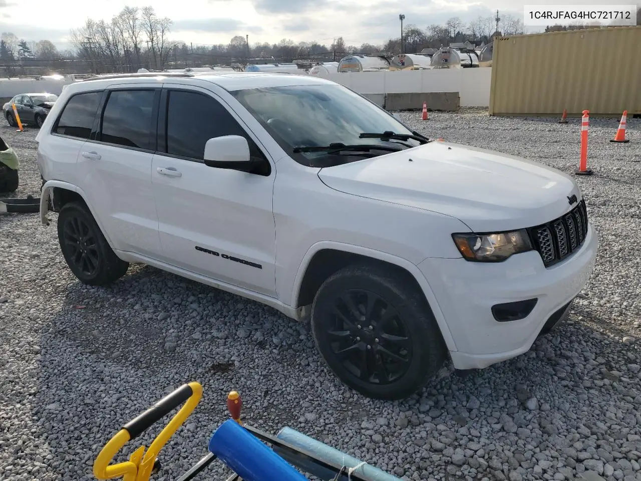 1C4RJFAG4HC721712 2017 Jeep Grand Cherokee Laredo