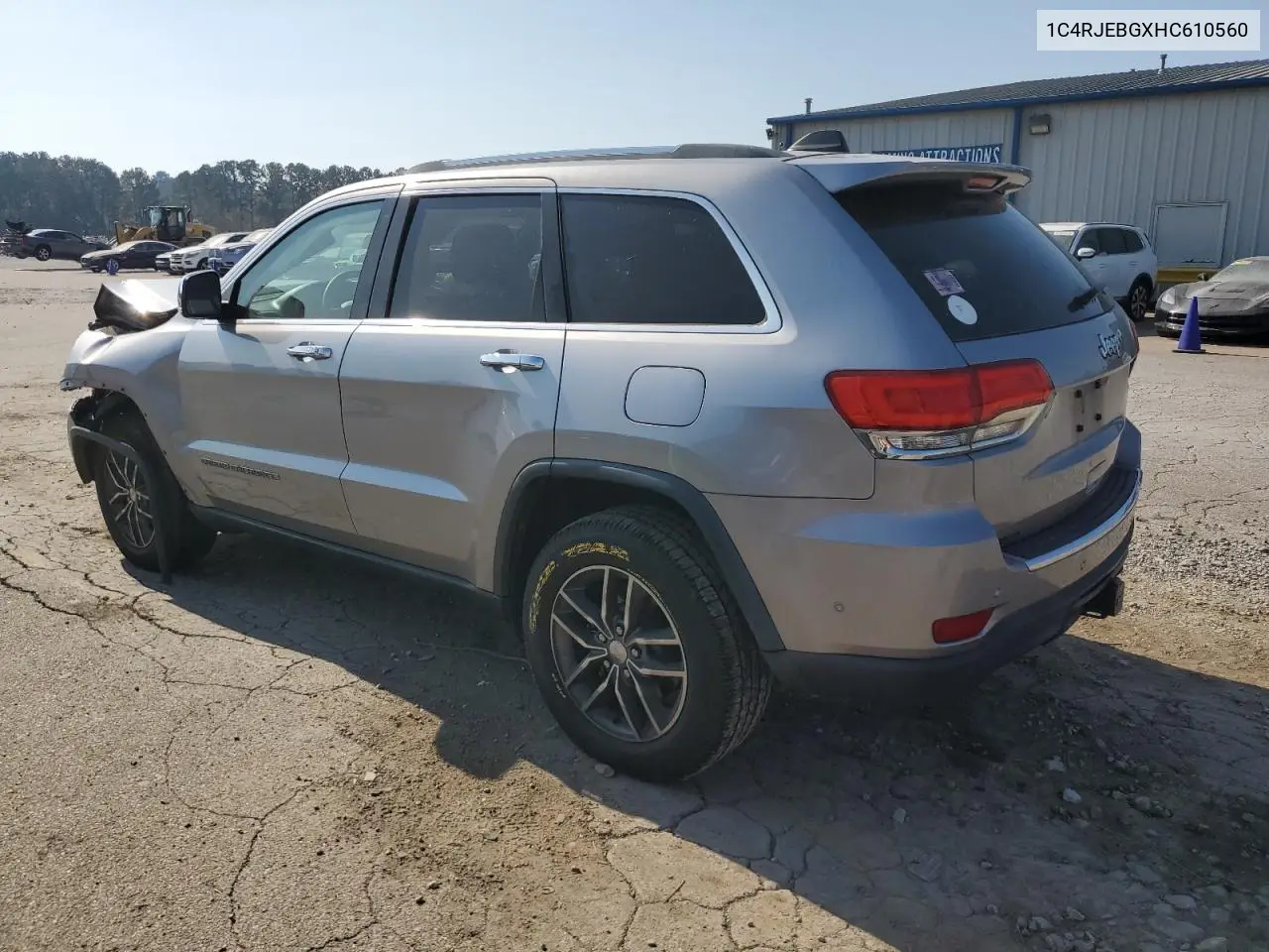 1C4RJEBGXHC610560 2017 Jeep Grand Cherokee Limited