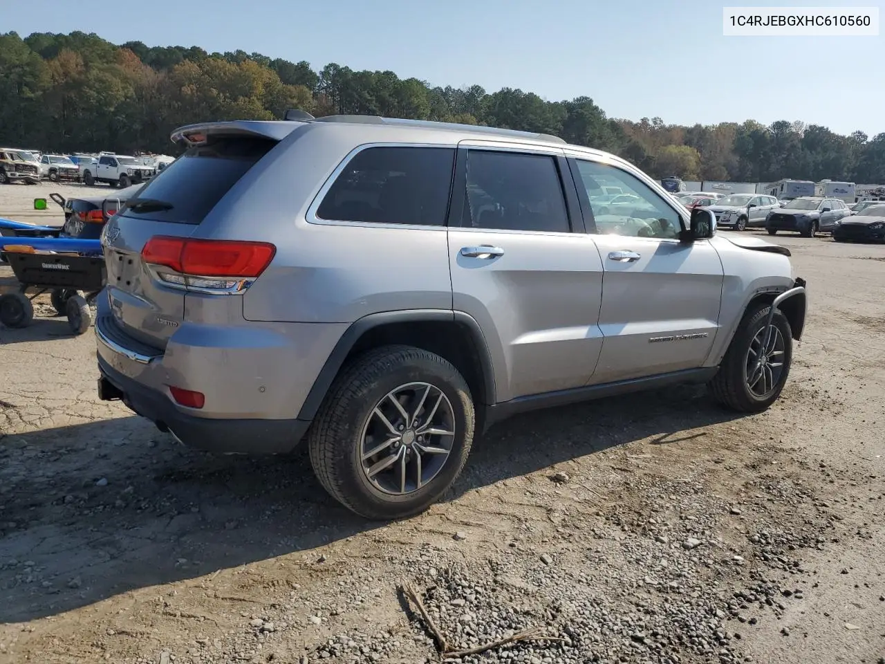 1C4RJEBGXHC610560 2017 Jeep Grand Cherokee Limited