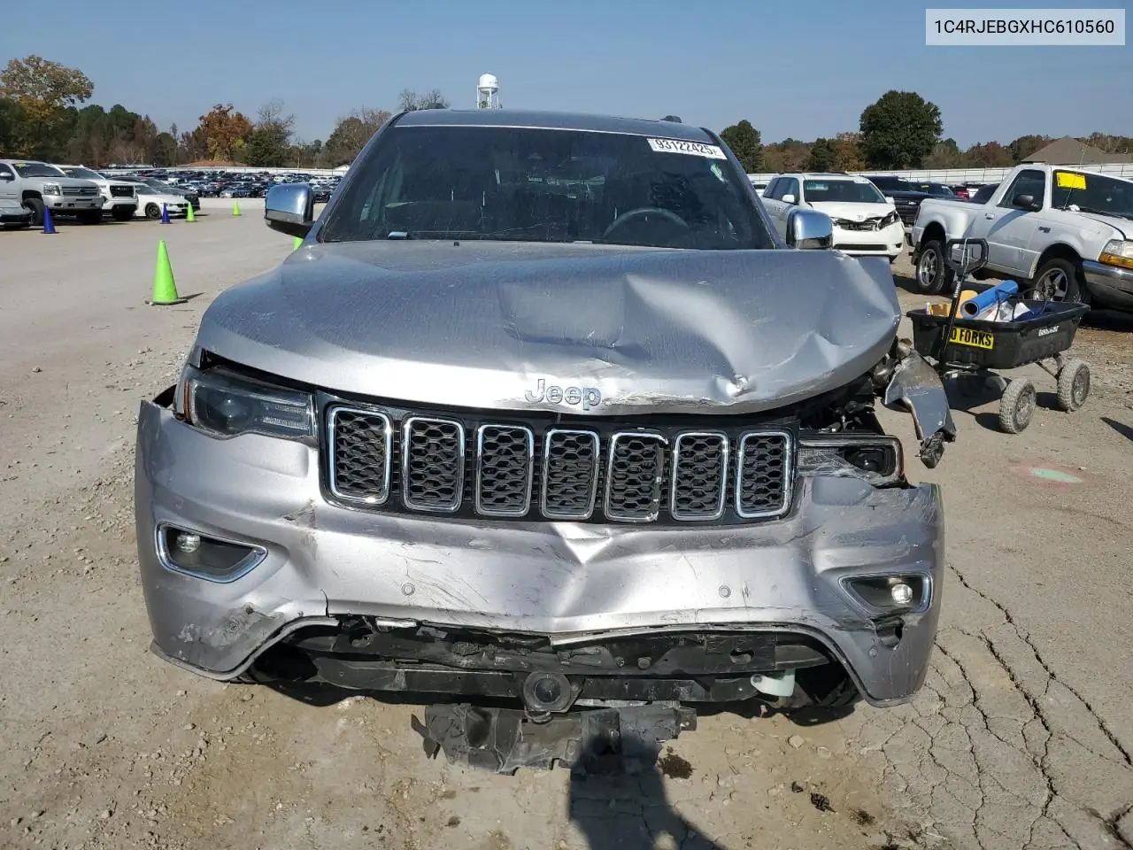 1C4RJEBGXHC610560 2017 Jeep Grand Cherokee Limited