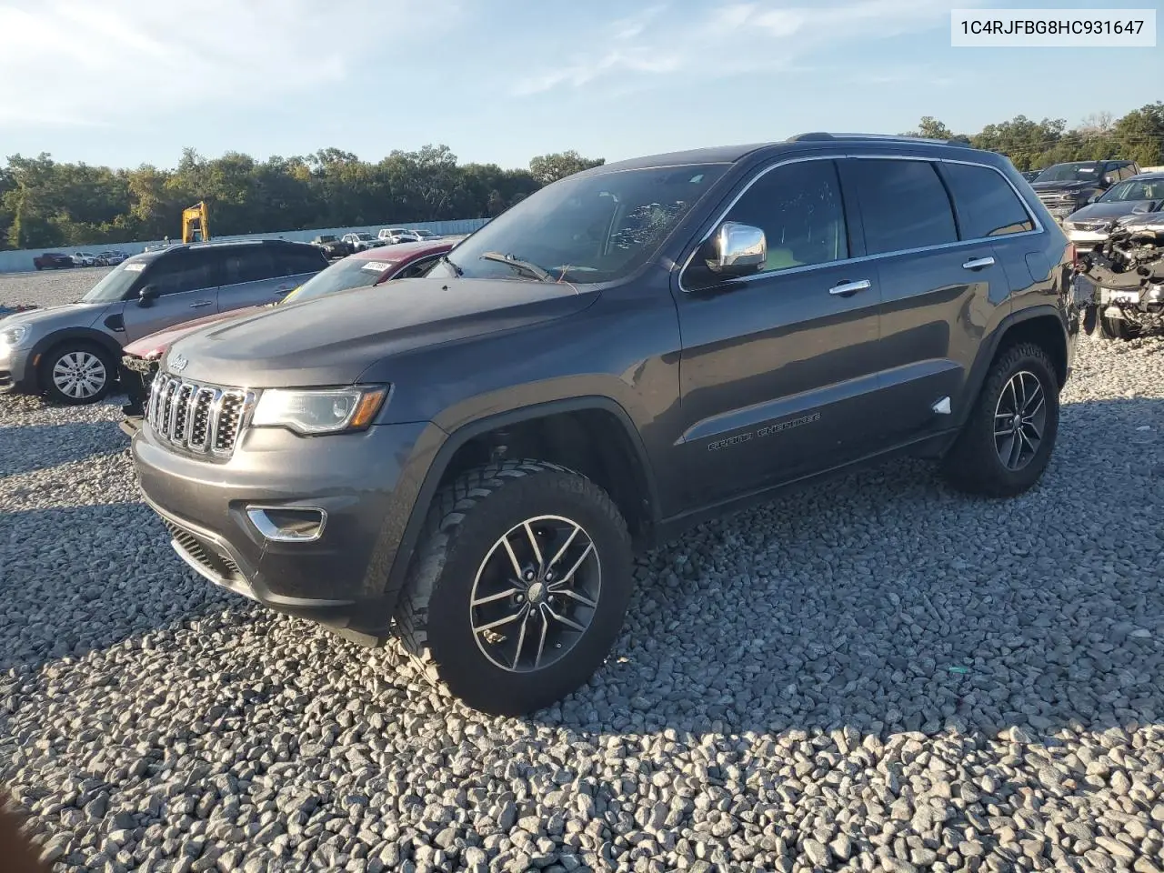 1C4RJFBG8HC931647 2017 Jeep Grand Cherokee Limited
