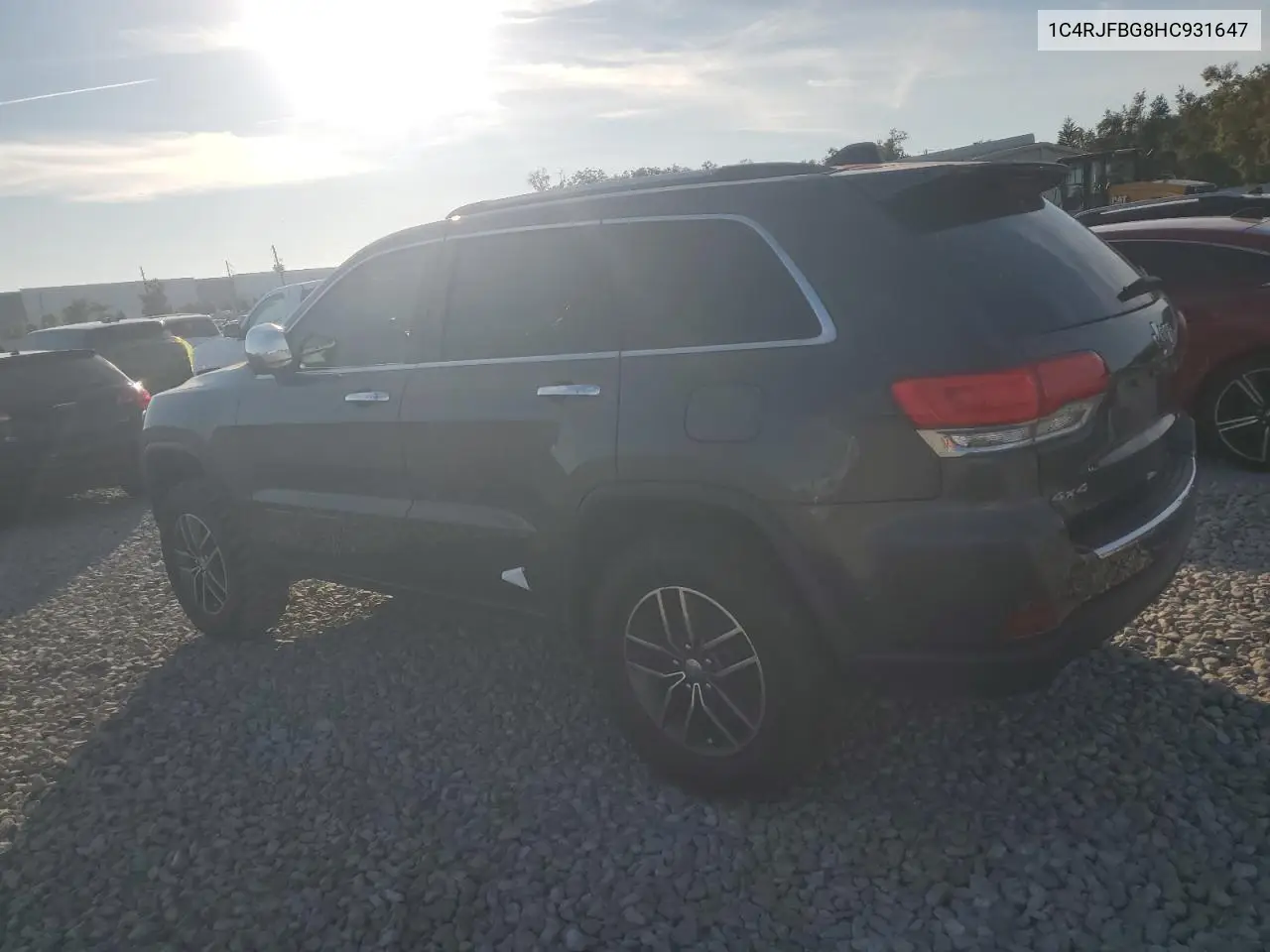 1C4RJFBG8HC931647 2017 Jeep Grand Cherokee Limited