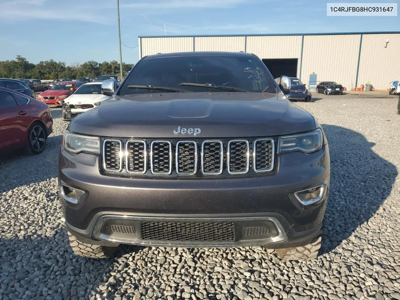1C4RJFBG8HC931647 2017 Jeep Grand Cherokee Limited