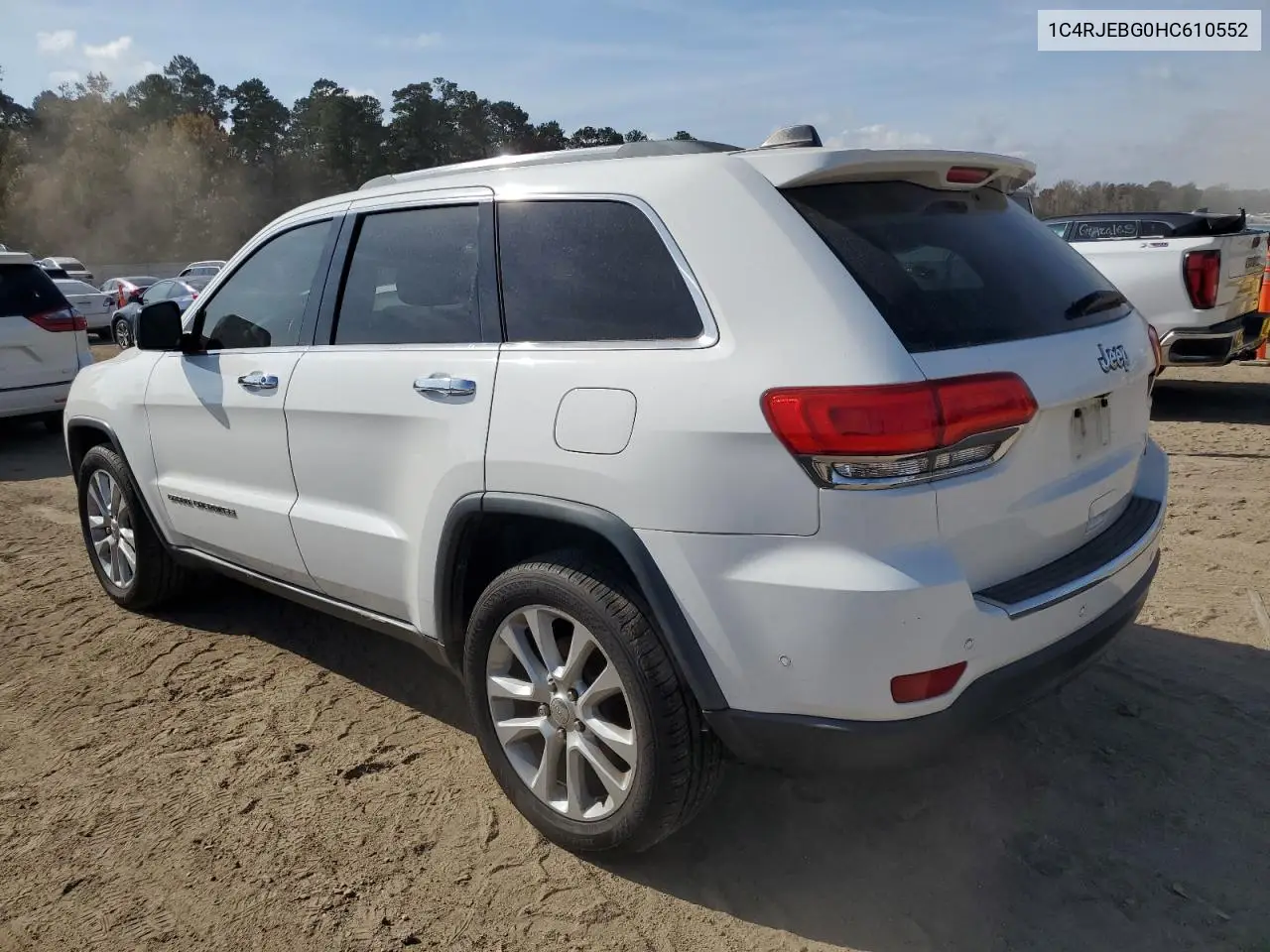 1C4RJEBG0HC610552 2017 Jeep Grand Cherokee Limited