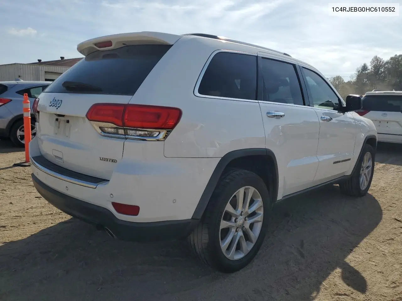 1C4RJEBG0HC610552 2017 Jeep Grand Cherokee Limited