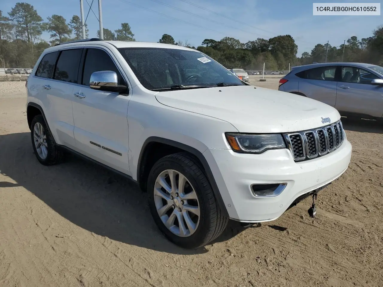 1C4RJEBG0HC610552 2017 Jeep Grand Cherokee Limited