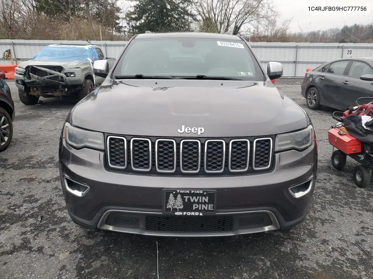 1C4RJFBG9HC777756 2017 Jeep Grand Cherokee Limited