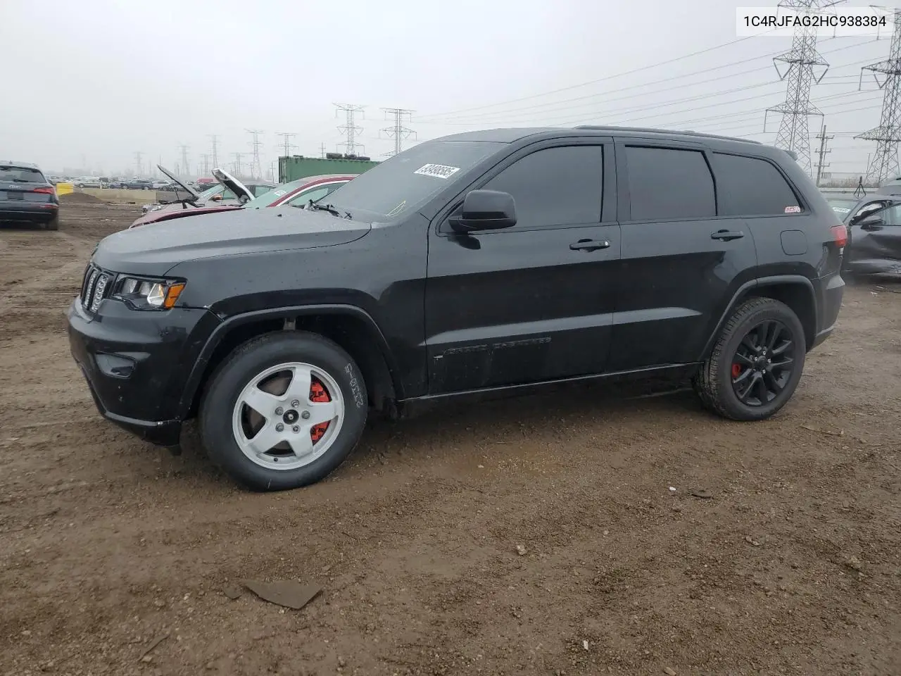 1C4RJFAG2HC938384 2017 Jeep Grand Cherokee Laredo