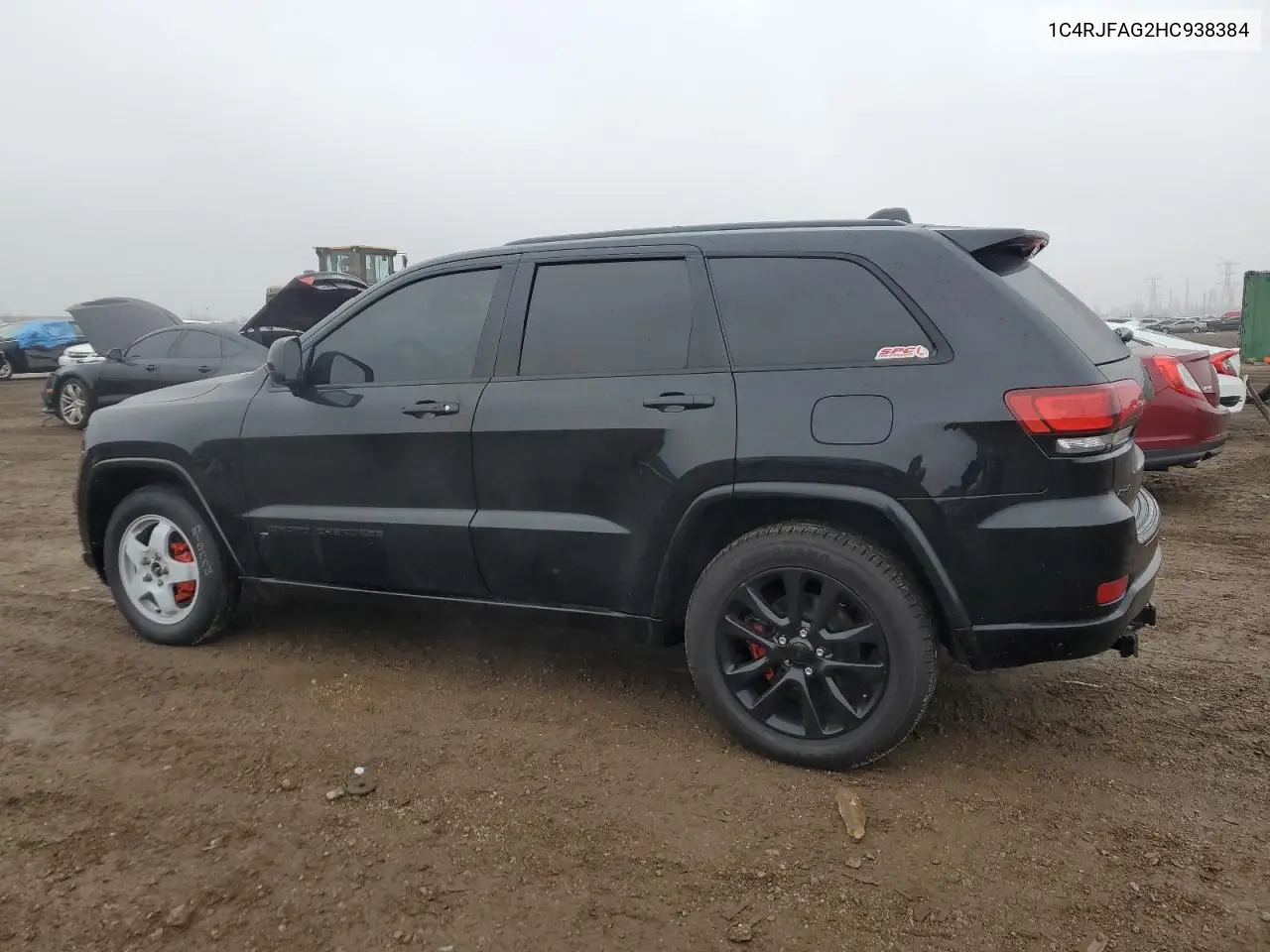 1C4RJFAG2HC938384 2017 Jeep Grand Cherokee Laredo
