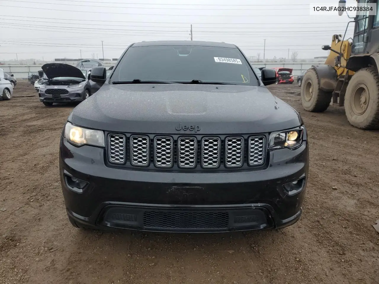 1C4RJFAG2HC938384 2017 Jeep Grand Cherokee Laredo