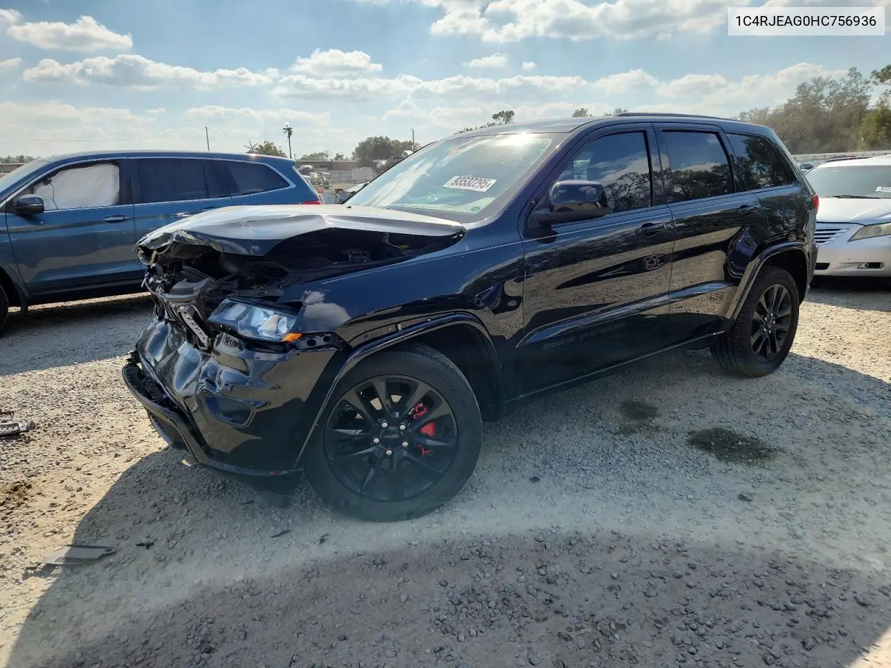 1C4RJEAG0HC756936 2017 Jeep Grand Cherokee Laredo