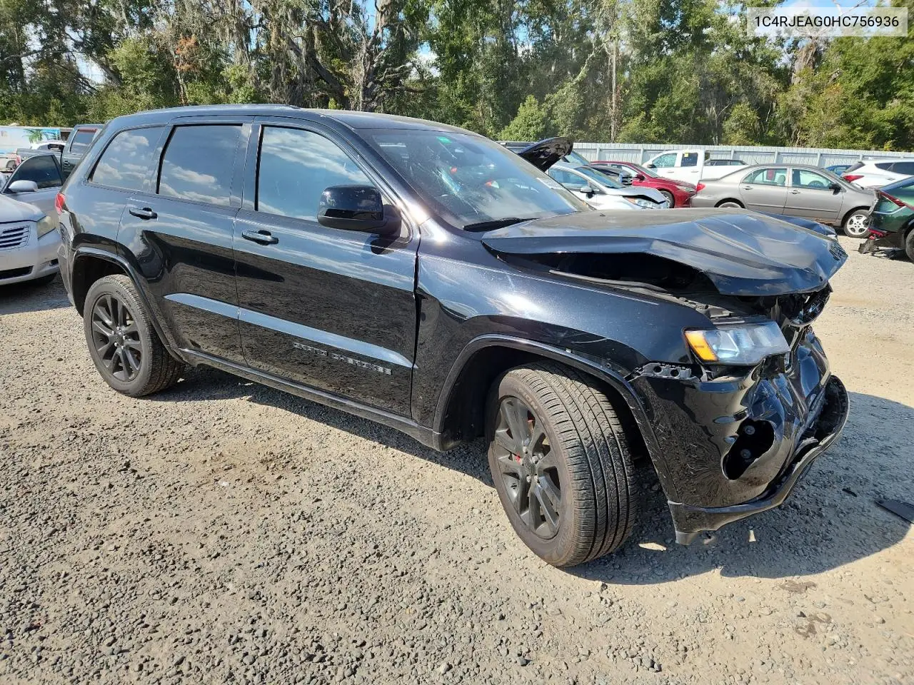 1C4RJEAG0HC756936 2017 Jeep Grand Cherokee Laredo