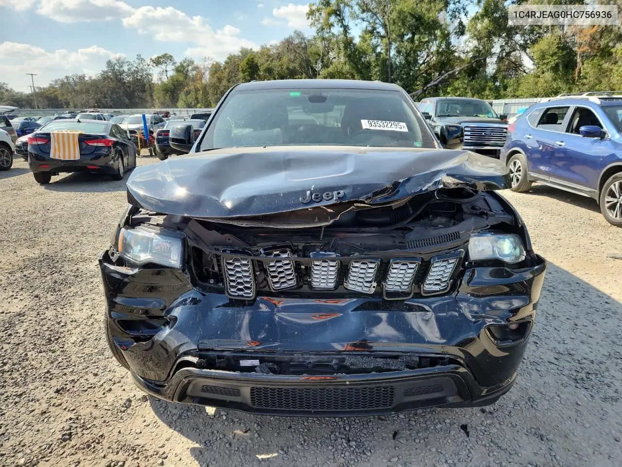 1C4RJEAG0HC756936 2017 Jeep Grand Cherokee Laredo