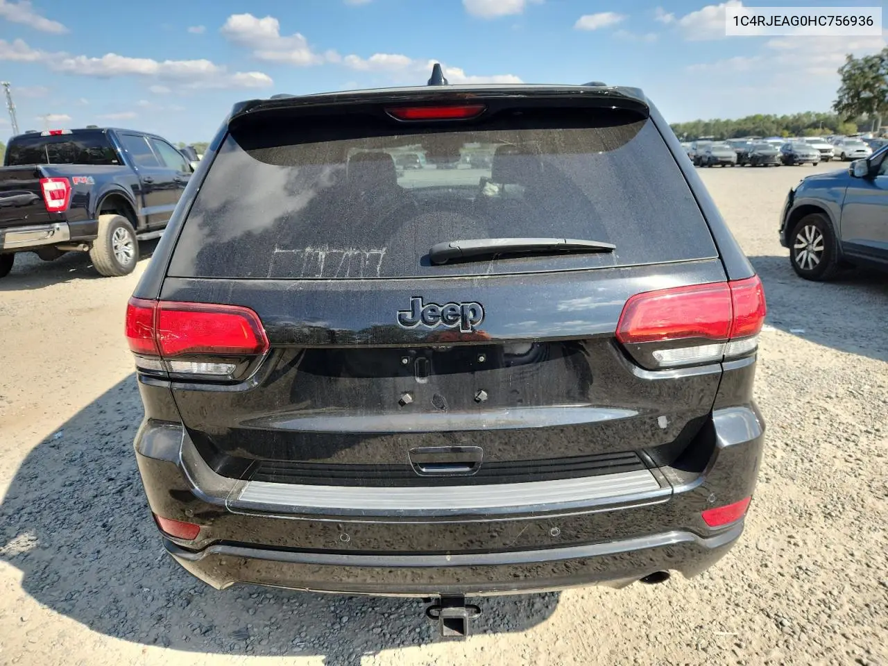 1C4RJEAG0HC756936 2017 Jeep Grand Cherokee Laredo