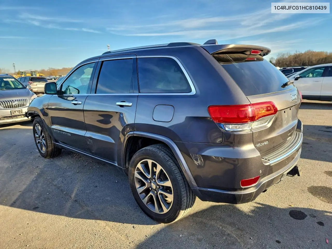 1C4RJFCG1HC810439 2017 Jeep Grand Cherokee Overland