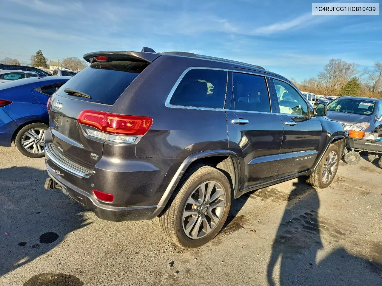 1C4RJFCG1HC810439 2017 Jeep Grand Cherokee Overland