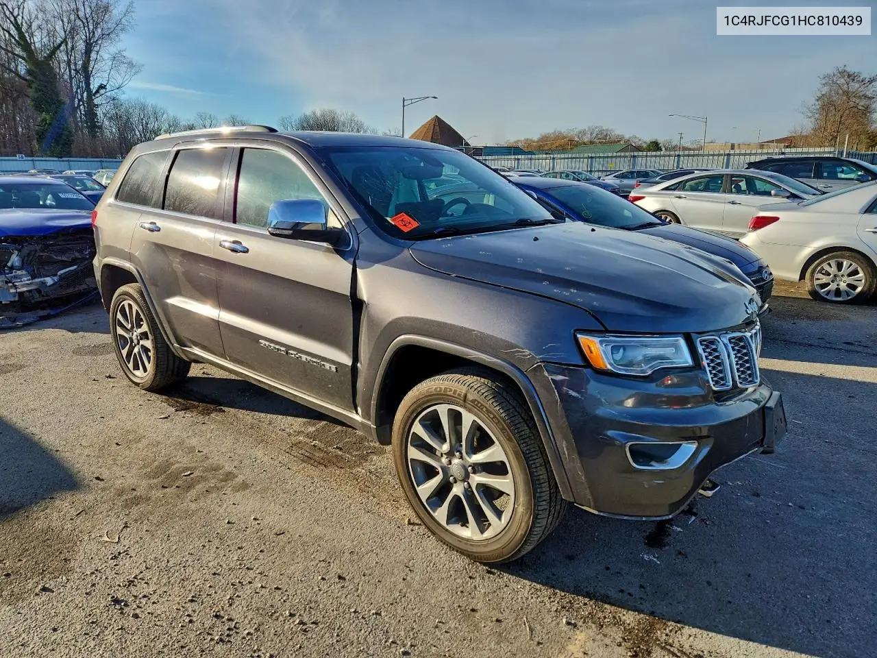 1C4RJFCG1HC810439 2017 Jeep Grand Cherokee Overland