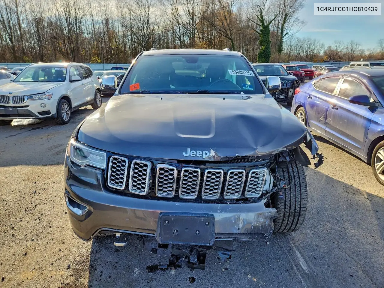 1C4RJFCG1HC810439 2017 Jeep Grand Cherokee Overland