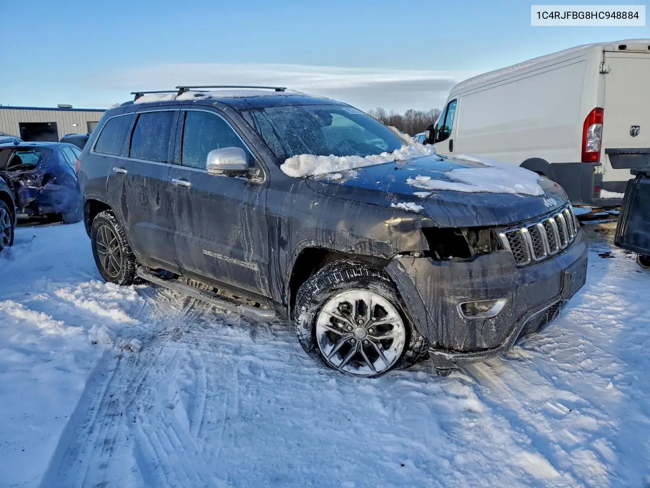 1C4RJFBG8HC948884 2017 Jeep Grand Cherokee Limited
