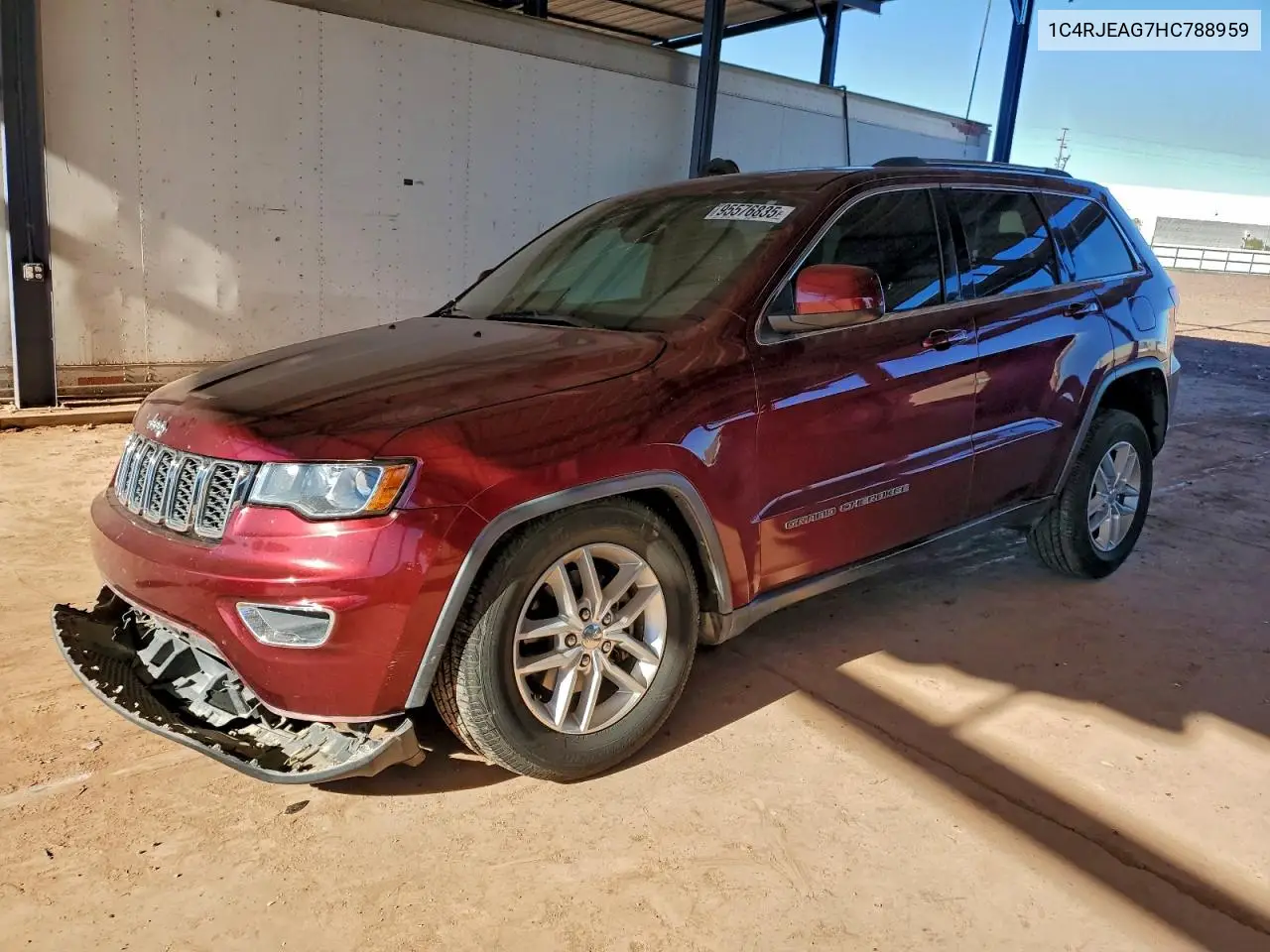 1C4RJEAG7HC788959 2017 Jeep Grand Cherokee Laredo