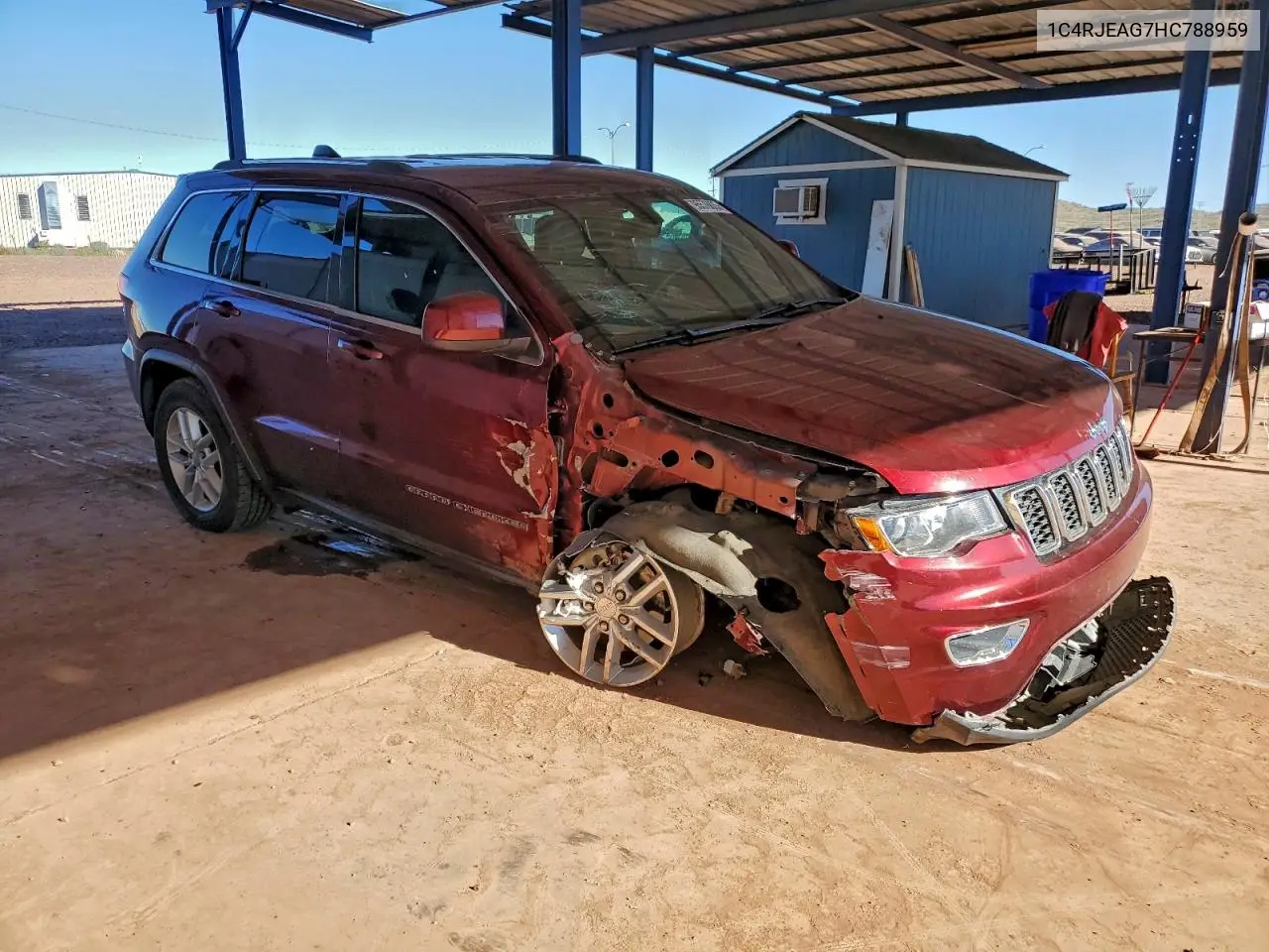 1C4RJEAG7HC788959 2017 Jeep Grand Cherokee Laredo