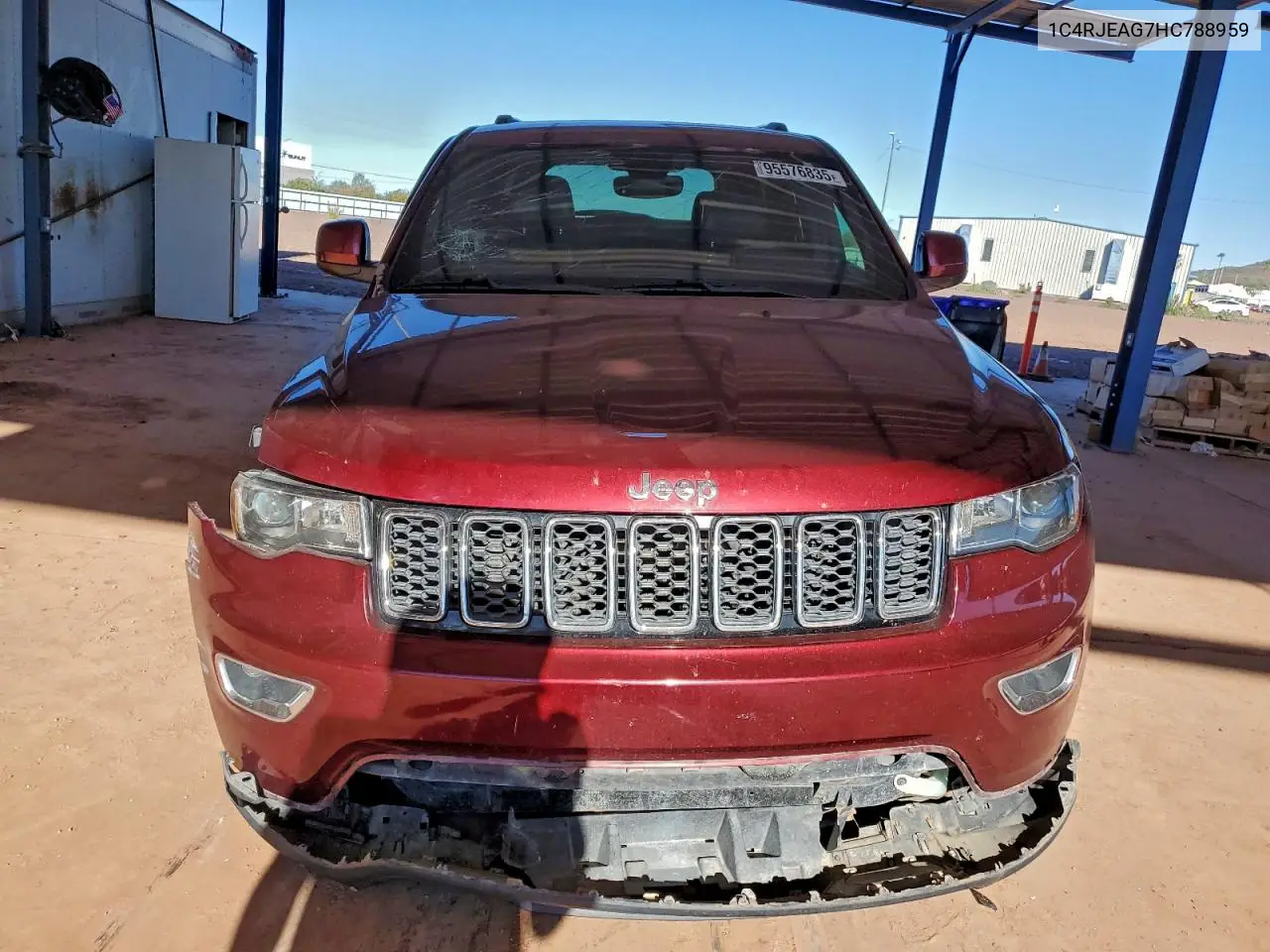 1C4RJEAG7HC788959 2017 Jeep Grand Cherokee Laredo