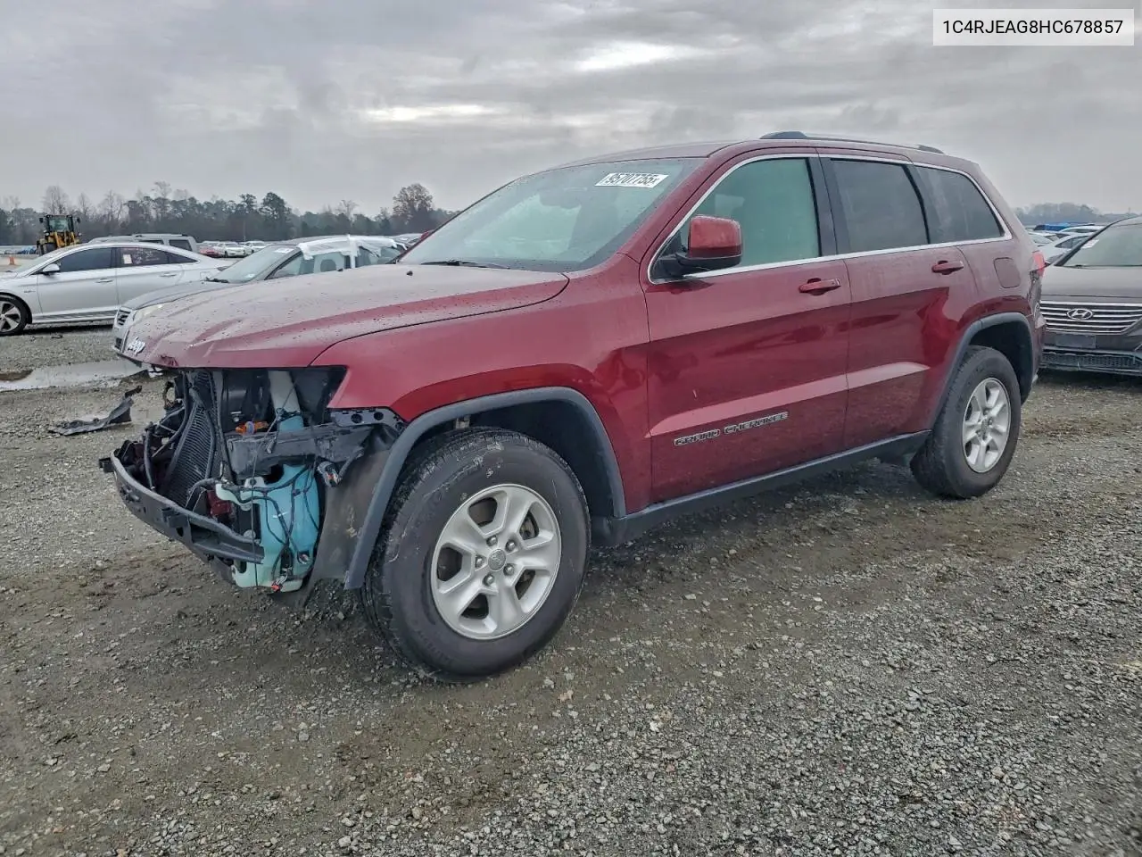 1C4RJEAG8HC678857 2017 Jeep Grand Cherokee Laredo
