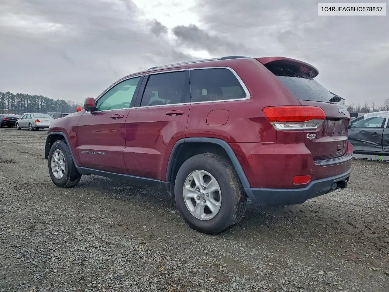 1C4RJEAG8HC678857 2017 Jeep Grand Cherokee Laredo
