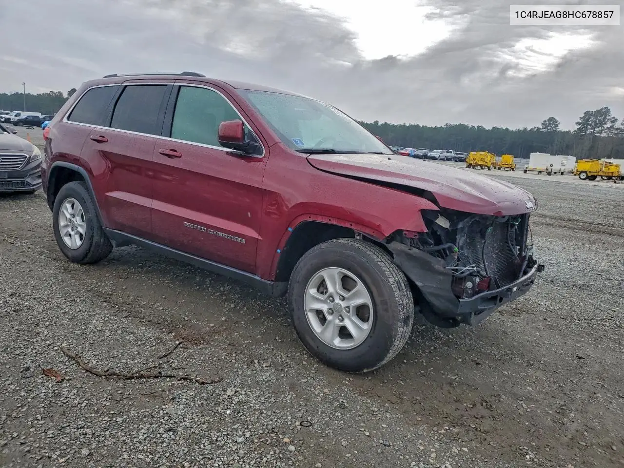 1C4RJEAG8HC678857 2017 Jeep Grand Cherokee Laredo
