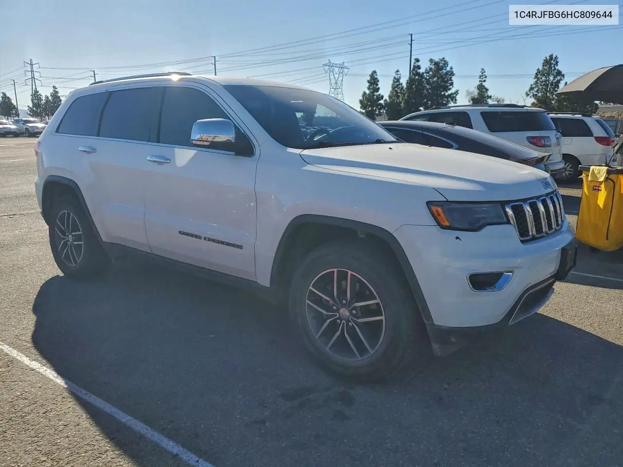 1C4RJFBG6HC809644 2017 Jeep Grand Cherokee Limited