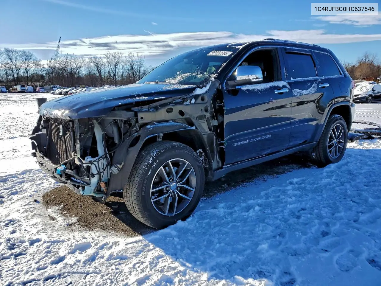 1C4RJFBG0HC637546 2017 Jeep Grand Cherokee Limited