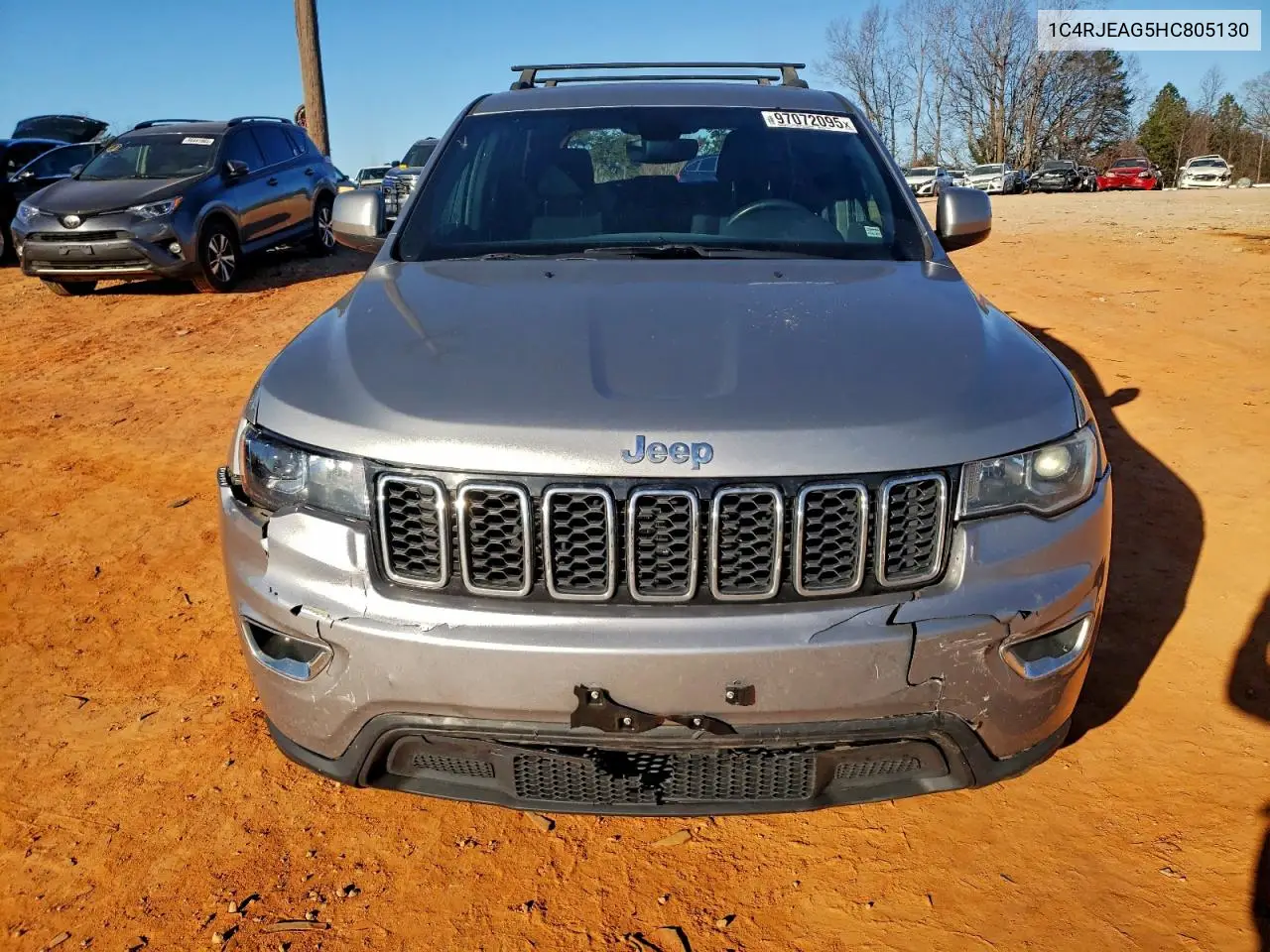 1C4RJEAG5HC805130 2017 Jeep Grand Cherokee Laredo