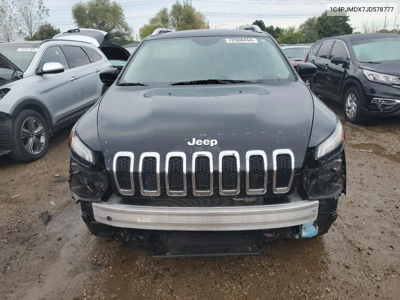 1C4PJMDX7JD578777 2018 Jeep Cherokee Limited