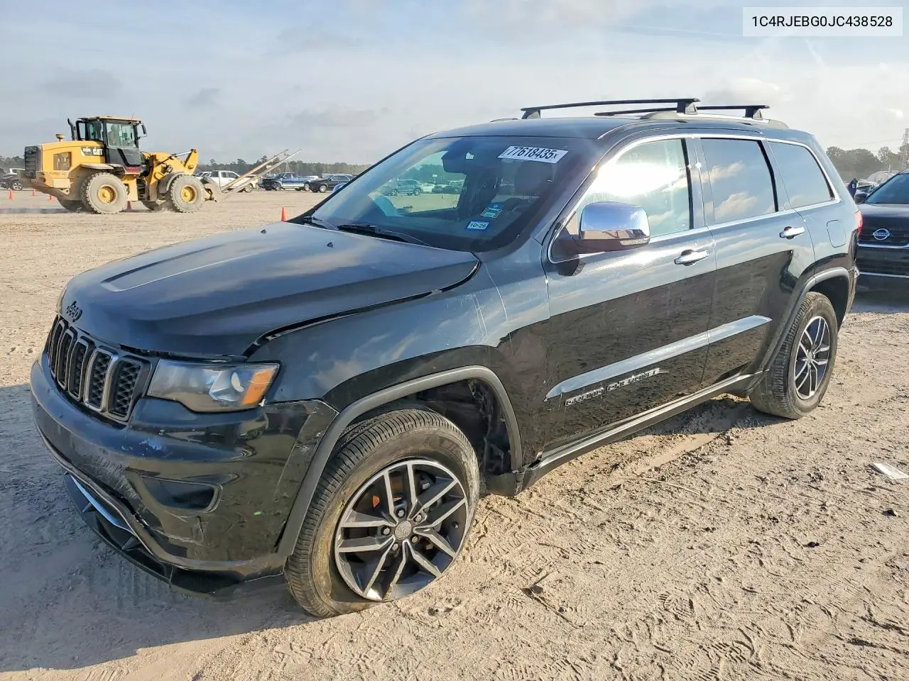 1C4RJEBG0JC438528 2018 Jeep Grand Cherokee Limited