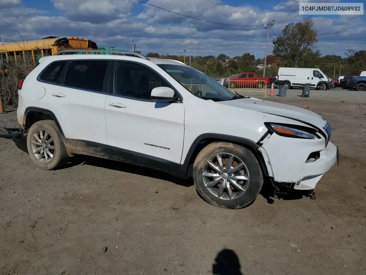1C4PJMDB7JD608932 2018 Jeep Cherokee Limited