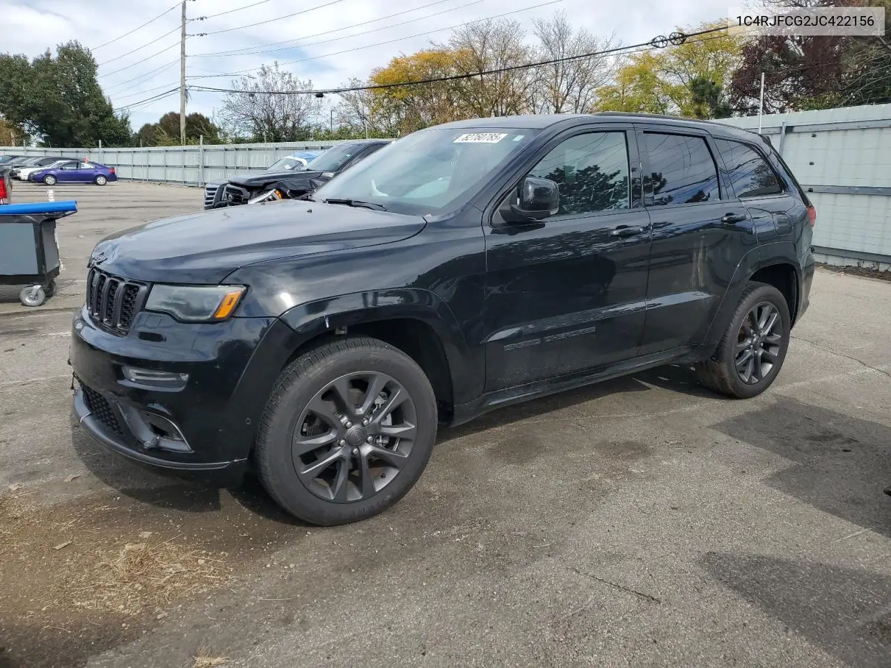 1C4RJFCG2JC422156 2018 Jeep Grand Cherokee Overland