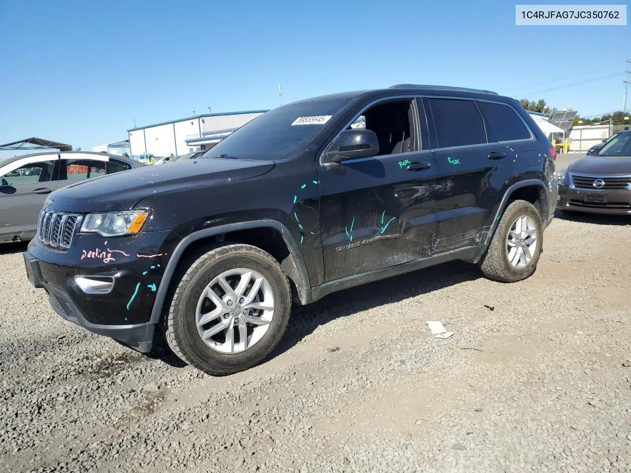 1C4RJFAG7JC350762 2018 Jeep Grand Cherokee Laredo