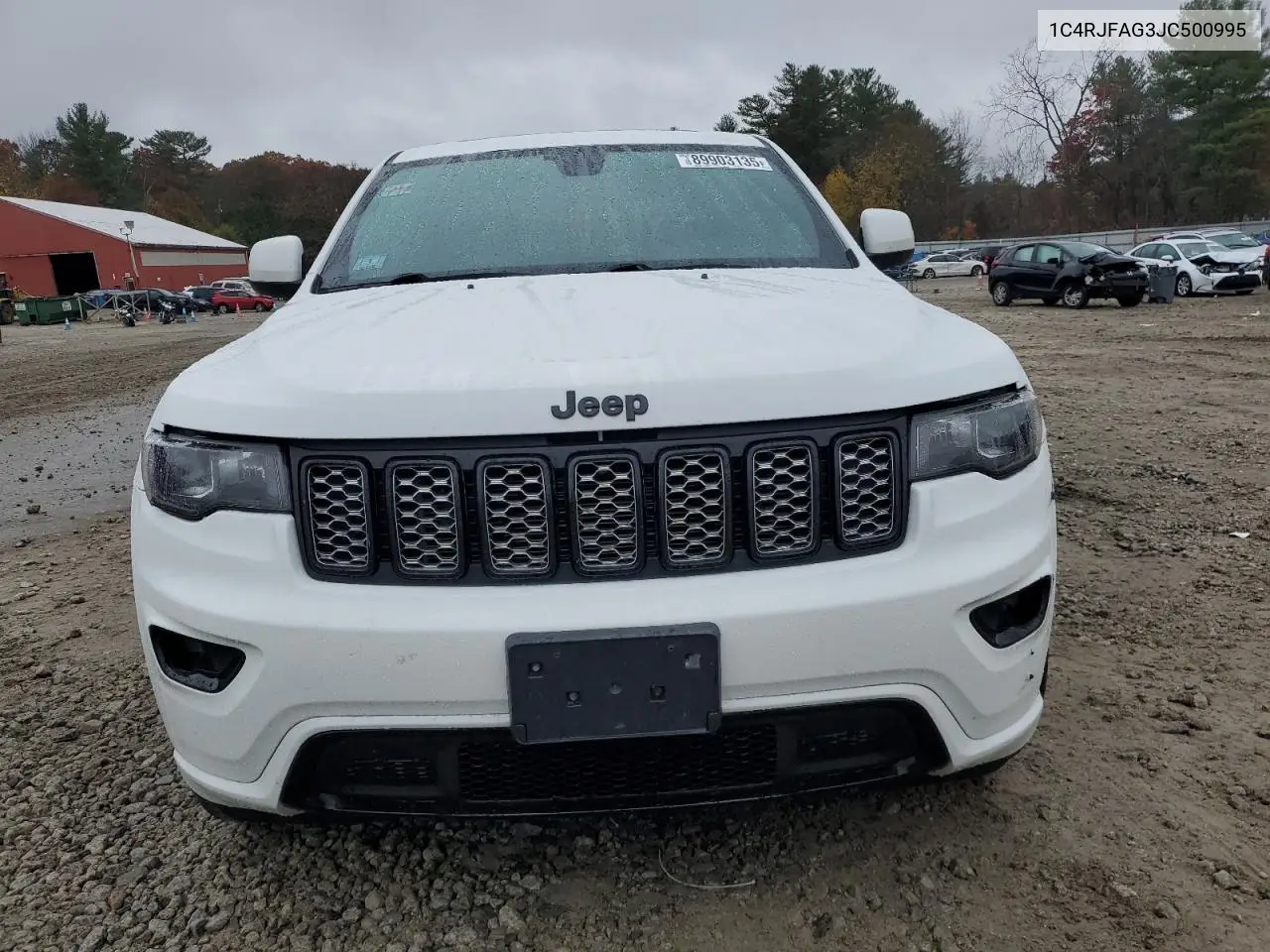 1C4RJFAG3JC500995 2018 Jeep Grand Cherokee Laredo