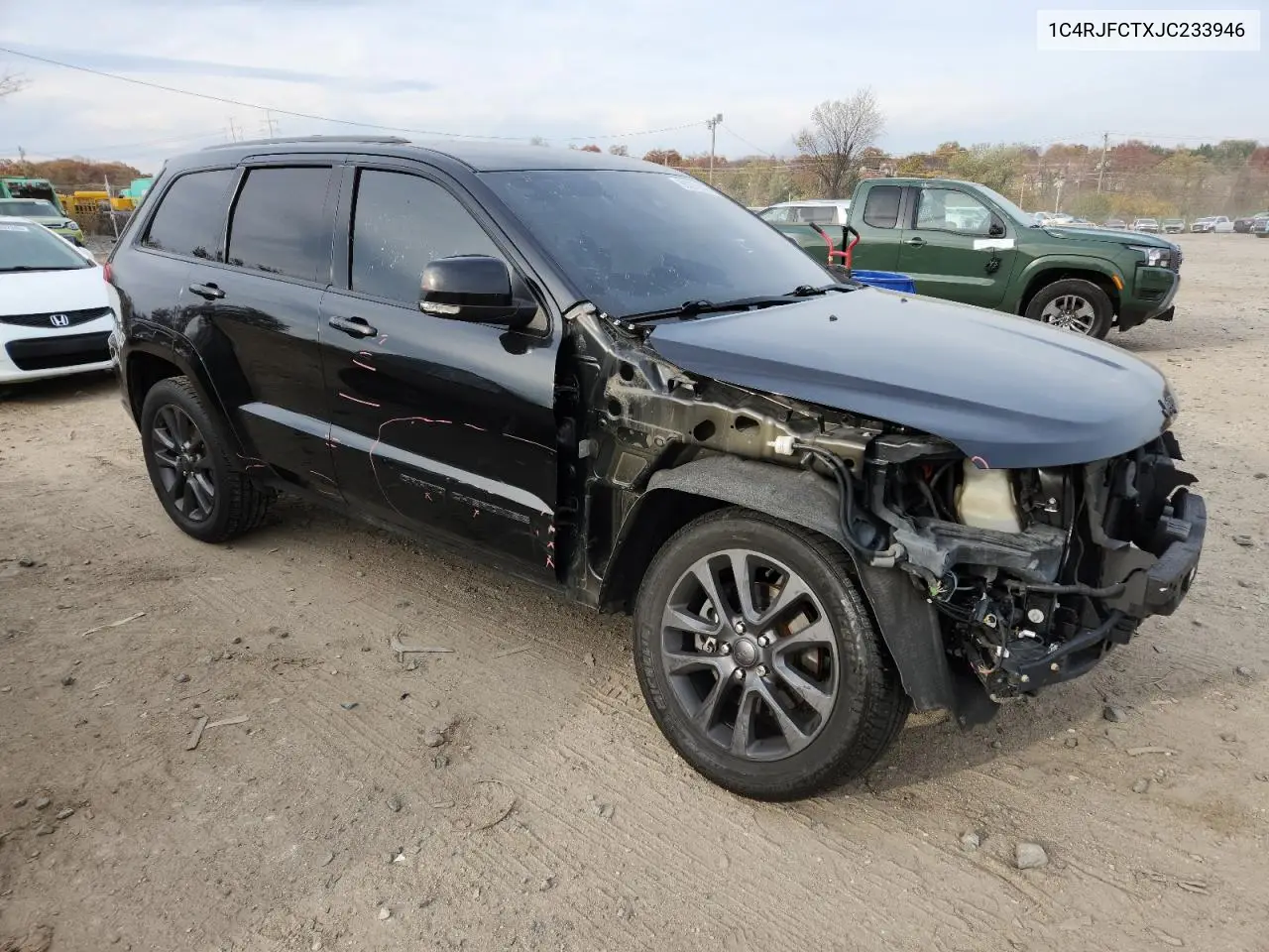 1C4RJFCTXJC233946 2018 Jeep Grand Cherokee Overland