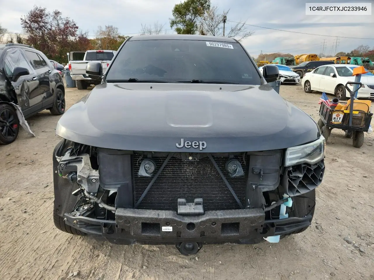 1C4RJFCTXJC233946 2018 Jeep Grand Cherokee Overland