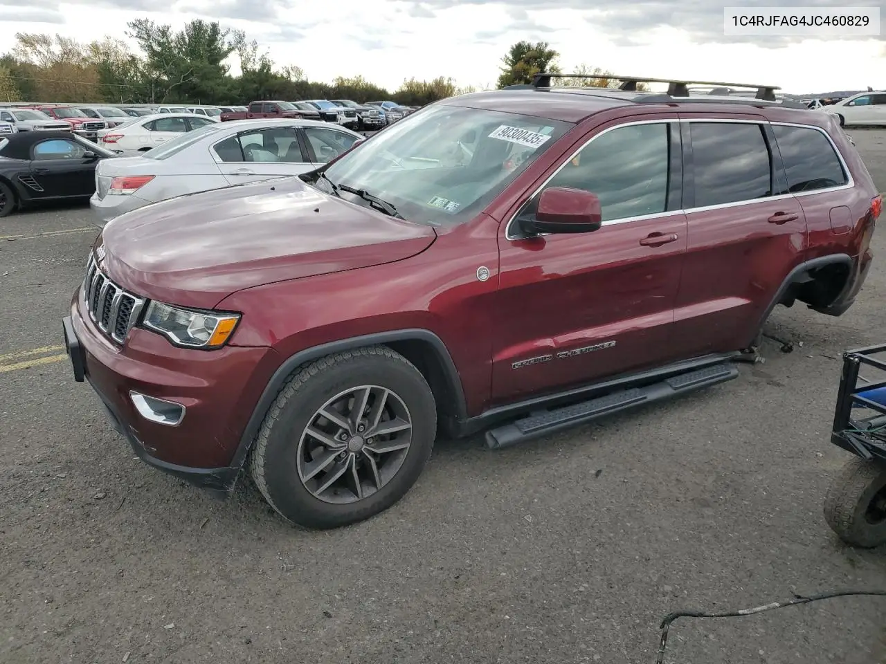 1C4RJFAG4JC460829 2018 Jeep Grand Cherokee Laredo